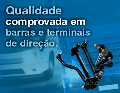 Qualidade comprovada em barras e terminais de direção